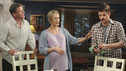 DESPERATE HOUSEWIVES - "My Two Young Men" - John Barrowman makes his way to Wisteria Lane on ABC's "Desperate Housewives," SUNDAY, MARCH 21 (9:00-10:01 p.m., ET). Angie's ex-boyfriend, Patrick (Barrowman), emerges after her trip to New York. Meanwhile it's game on between Gaby and Susan, as they go to shameless lengths to top each other's kids; Lynette believes there's more to Preston's fiance than she's letting on; Bree invites Sam over for a family dinner; and Katherine comes out of the closet. (ABC/RON TOM) DOUG SAVANT, FELICITY HUFFMAN, MAX CARVER
