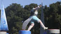 WIPEOUT - "Episode 201" - A volleyball coach, a ninja and a hip-hop instructor compete on obstacles including Brush Rush, Aqua Launch and Buoy Run on this week's episode of "Wipeout," featuring the world's largest obstacle course. Hosted by John Anderson (ESPN's "SportsCenter,"), John Henson ("Talk Soup") and co-hosted by Jill Wagner, "Wipeout" airs WEDNESDAY, SEPTEMBER 2 (8:00-9:02 p.m., ET), on the ABC Television Network. (ABC/PATRICK WYMORE) SHANNON NIX
