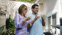 COUGAR TOWN - "Keeping Me Alive" - Bobby decides it's time for him to stop relying on Jules' financial help, but when she discovers what he's given up, she comes up with a plan to continue supporting him; Ellie thinks she's the smartest member of the cul-de-sac crew, but the gang is determined to prove her wrong; and Laurie and Smith break up on, "Cougar Town," WEDNESDAY, OCTOBER 20 (9:31-10:00 p.m., ET) on the ABC Television Network. (ABC/RICHARD CARTWRIGHT) CHRISTA MILLER, JOSH HOPKINS