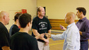 SECRET MILLIONAIRE - "Chuck Runyon and Dave Mortensen: Oklahoma City, OK" -- On this week's episode of "Secret Millionaire," self-made millionaires and co-founders of the world's fastest growing fitness club chain, Anytime Fitness, Chuck Runyon and Dave Mortensen, will visit one of the roughest neighborhoods of Oklahoma City, an area stricken by poverty, rampant unemployment and homelessness. During their weeklong stay, Runyon and Mortensen will need to survive on less than $75, the equivalent of welfare assistance for two single individuals. No strangers to hard work, these close friends and business partners will seek out deserving people and organizations that are making a real difference, volunteer with disabled citizens and at risk youth, and ultimately surprise these heroes with donations of hundreds of thousands of dollars from their own fortunes and hope for the future, on "Secret Millionaire" SUNDAY, JUNE 10 (8:00-9:00 p.m., ET) on the ABC Television Network. (ABC/SHANE BEVEL) TYLER WILLIAMS, CHUCK RUNYON, DAVE MORTENSEN