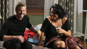 GREY'S ANATOMY - "Something's Gotta Give" - Top security measures go into place as a team of doctors, led by the Chief, try to save the life of a major policitcal figure from the Middle East. Meanwhile Cristina decides to finally decorate her new place and throw a housewarming party, and Alex shows up late from a weekend getaway to his first day of rounds with the new Pediatrics Attending, Dr. Phil Stark (guest star Peter MacNicol), on "Grey's Anatomy," THURSDAY, NOVEMBER 11 (9:00-10:01 p.m., ET) on the ABC Television Network. (ABC/RON TOM) ERIC DANE, SARA RAMIREZ