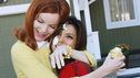 DESPERATE HOUSEWIVES - The cast and crew on the set of "Desperate Housewives" celebrated the series' 100th episode entitled, "The Best Thing That Could Have Happened" airing SUNDAY, JANUARY 18 (9:00-10:01 p.m., ET), on the ABC Television Network.  (ABC/RON TOM) MARCIA CROSS, EVA LONGORIA PARKER