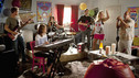 COUGAR TOWN - "Makin' Some Noise" - As Jules adjusts to living on her own, Grayson unwillingly becomes the new object of her constant attention; Travis turns to Bobby for advice on how to redefine himself at college; and Ellie is determined not to be friends with her new nanny, on "Cougar Town," WEDNESDAY, OCTOBER 6 (9:31-10:00 p.m., ET) on the ABC Television Network. (ABC/RANDY HOLMES) BRIAN VAN HOLT, CHRISTA MILLER, COURTENEY COX, JOSH HOPKINS, BUSY PHILIPPS, IAN GOMEZ