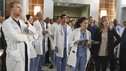GREY'S ANATOMY - "With You I'm Born Again" -- After an unforgettable and heart-pounding season finale, "Grey's Anatomy" returns for its seventh season on THURSDAY, SEPTEMBER 23 (9:00-10:01 p.m., ET) on the ABC Television Network. In the season premiere, the hospital staff is trying to deal with physical and emotional trauma in the wake of the deadly rampage of a vengeful gunman. As Dr. Perkins (James Tupper), a trauma counselor, is brought in to help in the recovery and to assess each doctor's readiness to return to work, Derek makes a spontaneous decision to resign as Chief and rushes back into surgery, taking everything a little too fast, and Cristina buries herself in her wedding planning. (ABC/PETER "HOPPER" STONE) KEVIN MCKIDD, CHYLER LEIGH, JESSE WILLIAMS, JUSTIN CHAMBERS, SANDRA OH, ERIC DANE, ELLEN POMPEO