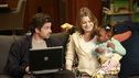 GREY'S ANATOMY - "This Is Why We Fight" - As word of Seattle Grace's financial trouble spreads, Catherine encourages Jackson to move to Boston, and the interns fear they might lose their jobs. Meanwhile, the doctors meet with a potential investor in a last-ditch effort to save the hospital, and Alex impresses Jo while caring for a patient, on "Grey's Anatomy," THURSDAY, FEBRUARY 21 (9:00-10:02 p.m., ET) on the ABC Television Network. (ABC/RON TOM) PATRICK DEMPSEY, ELLEN POMPEO