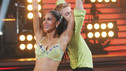 DANCING WITH THE STARS - "Episode 10010" - In the final performance show on MONDAY, MAY 24 (8:00-9:00 p.m., ET), the couples competed against one another with two dances. The first number, the redemption dance, represents the style that the judges felt the couples most underperformed, giving each the opportunity to show their improvement by performing a new routine to new music. The judges have selected the following dance styles: The Samba for Erin and Maks, the Viennese Waltz for Evan and Anna, and the Rumba for Nicole and Derek. The three contenders also performed the highly anticipated and fan favorite "no rules" Freestyle dance. (ABC/ADAM LARKEY) NICOLE SCHERZINGER, DEREK HOUGH
