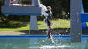 WIPEOUT - "Episode 214" -- The Catapult into Foam, Banana Hammocks, the Rocket, Gears of Doom with Foam and Zip Line Swing are among the wild and outrageous new obstacles included in this week's episode of "Wipeout," featuring the world's largest obstacle course. Hosted by John Anderson (ESPN's "SportsCenter,"), John Henson ("Talk Soup") and co-hosted by Jill Wagner, "Wipeout" airs WEDNESDAY, JUNE 10 (8:00-9:00 p.m., ET) on the ABC Television Network. (ABC/GREG ZABILSKI)CONTESTANT