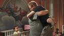 MODERN FAMILY - "Fears" - When Phil and Luke embark on a discovery expedition underneath the house, Phil tries not to let his fear of the dark and of creepy crawlies get the best of him. Meanwhile, Claire takes a nervous Haley to the DMV for her driver's test, Manny's sudden illness before a friend's amusement park birthday party makes Gloria suspicious, and Cameron and Mitchell invite Lily's pediatrician over for what turns out to be an anxiety-ridden brunch, on "Modern Family," WEDNESDAY, MARCH 3 (9:00-9:30 p.m., ET), on the ABC Television Network. (ABC/ADAM LARKEY) ERIC STONESTREET, JESSE FERGUSON