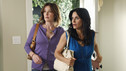 COUGAR TOWN - "Rhino Skin" - Courteney Cox and Lisa Kudrow reunite on ABC's "Cougar Town," WEDNESDAY, JANUARY 6 (9:30-10:01 p.m., ET). Despite fearing the meanest and most unrelenting dermatologist in town, Dr. Amy Evans (Lisa Kudrow), Jules and Ellie are willing to endure the harsh ridicule and wrath for an appointment with the best in the business. But when Jules learns Dr. Evans is seeing Bobby, she's determined to stand up to her and protect him. Meanwhile, Travis gets a job working for Barb that turns out to be more than he bargained for. (ABC/KAREN NEAL) CHRISTA MILLER, COURTENEY COX