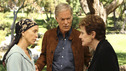 DESPERATE HOUSEWIVES - "A Distant Past" - Adam Mayfair is shocked when a mysterious stalker from his past shows up on Wisteria Lane, Bree and Orson encounter martial problems with a new baby in their lives and Lynette reunites with her long lost stepfather, on Desperate Housewives," SUNDAY, NOVEMBER 25 (9:00-10:01 p.m., ET) on the ABC Television Network.  (ABC/CRAIG SJODIN) FELICITY HUFFMAN, RICHARD CHAMBERLAIN, POLLY BERGEN