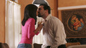 DESPERATE HOUSEWIVES - "Every Day a Little Death" - The residents of Wisteria Lane finally learn Martha Huber's fate, and the truth has unexpected consequences for Susan. Meanwhile Bree finds her new beau, George (Tony Award-winning actor Roger Bart), getting a little too close for comfort; Lynette concocts an elaborate fib about Parker's health to get into a yoga class; and Carlos returns, but his homecoming isn't quite what Gabrielle had in mind, on "Desperate Housewives," SUNDAY, JANUARY 16 (9:00-10:01 p.m., ET) on the ABC Television Network. (ABC/SCOTT GARFIELD) EVA LONGORIA, RICARDO ANTONIO CHAVIRA
