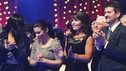 Is She a Fan? You Betcha!  During Season 11, former Alaska Governor Sarah Palin and her husband Todd stopped by the ballroom a few times. Which family member were they cheering on? We'll give you a hint...She's a pistol!