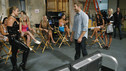 THE BACHELOR - "Episode 1502" - The first group date of the season features Brad and 15 excited, gorgeous women. Michelle is already annoyed that she has to share Brad with 14 other women on what will be her 30th birthday. Brad reveals that they will be filming PSAs to remind people about the importance of donating blood through the American Red Cross and encouraging the country to participate in January's National Blood Donor Month. However jealousy rears its ugly head when Brad kisses several of the ladies. In fact, Melissa annoys the others when she rudely interrupts the filming to steal a kiss with the handsome Bachelor. But when Brad shoots a particularly provocative scene with two sexy bachelorettes, Michelle loses her cool and storms out. The drama increases at a rooftop pool after-party, on "The Bachelor," MONDAY, JANUARY 10 (8:00-10:01 p.m., ET), on the ABC Television Network. (ABC/RICK ROWELL) RAICHEL, MADISON, LISA M., KIMBERLY, MELISSA, MICHELLE, BRAD WOMACK, MARISSA, EMILY