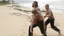 LOST - "Flashes Before Your Eyes" - A suspicious and determined Hurley enlists Charlie to help him wrangle the truth out of Desmond, who has been acting strangely ever since the implosion of the hatch, on "Lost," WEDNESDAY, FEBRUARY 14 (10:00-11:00 p.m., ET), on the ABC Television Network.  (ABC/MARIO PEREZ) EMILIE DE RAVIN, HENRY IAN CUSICK, DOMINIC MONAGHAN