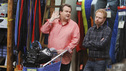MODERN FAMILY - "Someone to Watch Over Lily" - Mitchell and Cameron are looking to assign legal guardians for Lily in case anything were to happen to them, and are secretly assessing their family members. But no one is blowing their socks off, as they witness Jay giving Manny a dose of tough love, Claire secretly taking Luke to a child psychologist to assess his development, and Haley and Alex getting into some delinquent activities at school, on "Modern Family," WEDNESDAY, APRIL 20 (9:00-9:31 p.m., ET), on the ABC Television Network. (ABC/MICHAEL DESMOND) ERIC STONESTREET, JESSE TYLER FERGUSON