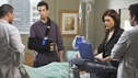 PRIVATE PRACTICE - "Ex-Life" - As Archer recoups from surgery, Derek has Addison work with his pregnant neuro patient; after Sam suffers a sudden asthma attack, Bailey and Naomi work together to find the root cause of Sam's sudden attack; and at Oceanside Wellness, Cooper, Violet and Pete work together to treat a mother suffering from postpartum depression, on "Private Practice," THURSDAY, FEBRUARY 12 (10:02-11:00 p.m., ET) on the ABC Television Network. (ABC/ERIC MCCANDLESS) JUSTIN CHAMBERS, BEN SHENKMAN, KATE WALSH, PATRICK DEMPSEY