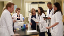 GREY'S ANATOMY - "She's Killing Me" - Upon receiving some unsettling news, Meredith and Derek take preventative steps for their children's future; a group of Syrian doctors arrive at Grey Sloan Memorial Hospital for a crash course in basic surgical skills that they plan to apply in the field; and April decides to come clean to Matthew regarding the truth about her virginity. Meanwhile, multiple pre-op patients develop infections, causing one doctor to wonder if she is at fault, on "Grey's Anatomy," THURSDAY, APRIL 4 (9:00-10:02 p.m., ET) on the ABC Television Network. (ABC/Ron Tom) KEVIN MCKIDD, SARAH DREW, ELLEN POMPEO, SANDRA OH, JESSE WILLIAMS, SARA RAMIREZ, JAMES PICKENS JR.