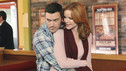 DESPERATE HOUSEWIVES - "Flashback" - Lynette fights back when her mother, Stella (Polly Bergen), tries to force the Scavos to pose for a family portrait with her obnoxious new husband, Frank (Larry Hagman). Meanwhile, Susan is presented with a kidney donation from an unlikely source, Gaby refuses to confront her past while undergoing therapy to discover what's causing her underlying obsession with her doll, Bree continues to keep the existence of Keith's son a secret from him, and Mike reaches out to biological son Zach to see if he was involved in adopted father Paul's shooting, on "Desperate Housewives," SUNDAY, FEBRUARY 13 (9:00-10:01 p.m., ET) on the ABC Television Network. (ABC/DANNY FELD) MARCIA CROSS, BRIAN AUSTIN GREEN