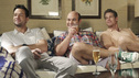 COUGAR TOWN - "Something Good Coming," Parts 1 and 2 - Jules and crew make plans for a group vacation, on the Season Finale of ABC's "Cougar Town," WEDNESDAY, MAY 25 (9:31-10:30 p.m., ET). When Travis abruptly moves to Hawaii, the gang go after him and decide to spend their vacation there too. As Jules struggles with Travis' choice, Grayson tells her he's keen on having kids. Meanwhile, Bobby acts as Ellie and Andy's vacation surrogate, and Laurie hatches a plan to lure Travis back home.(ABC/KAREN NEAL) JOSH HOPKINS, IAN GOMEZ, BRIAN VAN HOLT