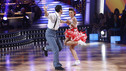 Mya and Dmitry Chaplin dance the Jitterbug in Week 6 of DANCING WITH THE STARS. 