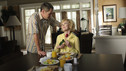DESPERATE HOUSEWIVES - "You Must Meet My Wife" -  After Renee begins spending a lot of time with Tom, an angry Lynette feels she's trying to sabotage their marriage; Bree fires Keith (Brian Austin Green) without warning when she suddenly finds herself falling for him; Susan is wracked with guilt about lying to Mike about her new, risqu side job; Gabrielle rushes to the hospital after learning that Bree accidentally hit Juanita with the car; and Paul introduces the women of Wisteria Lane to his new wife, on "Desperate Housewives," SUNDAY, OCTOBER 3 (9:00-10:01 p.m., ET) on the ABC Television Network. (ABC/RON TOM) MARK MOSES, EMILY BERGL