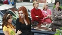 DESPERATE HOUSEWIVES - "Look Into Their Eyes and You See What They Know" - Nicole Sheridan takes her final stroll down Wisteria Lane in unforgettable fashion on ABC's "Desperate Housewives," SUNDAY, APRIL 19 (9:00-10:01 p.m., ET). As the women look back on Edie's life, Susan recalls their first meeting, Lynette reflects on a memorable night out, Bree is reminded of the thoughtfulness she bestowed upon Orson, and Gaby remembers fondly a night of friendly competition. (ABC/RON TOM) EVA LONGORIA PARKER, MARCIA CROSS, FELICITY HUFFMAN, KATHRYN JOOSTEN, TERI HATCHER