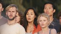 LOST -- "Three Minutes" - A determined Michael convinces Jack and several castaways to help him rescue Walt from "The Others." Meanwhile, Charlie struggles with Eko's decision to discontinue building the church, on "Lost," WEDNESDAY, MAY 17 (9:00-10:01 p.m., ET), on the ABC Television Network. (ABC/MARIO PEREZ) DOMINIC MONAGHAN, YUNJIN KIM, EMILIE DE RAVIN, DANIEL DAE KIM