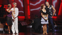 DANCING WITH THE STARS THE RESULTS SHOW - "Episode 904A" - Only 11 teams remain and the sixth couple eliminated from the competition, Chuck Liddell and Anna Trebunskaya, was announced on "Dancing with the Stars the Results Show," TUESDAY, OCTOBER 13 (9:00-10:01 p.m., ET), on the ABC Television Network. (ABC/ADAM LARKEY) KARINA SMIRNOFF, AARON CARTER, ANNA TREBUNSKAYA, CHUCK LIDDELL