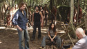 LOST - "Everybody Loves Hugo" - Hurley agonizes over what the group should do next, and Locke is curious about the new arrival to his camp, on "Lost," TUESDAY, APRIL 13 (9:00-10:02 p.m., ET) on the ABC Television Network. (ABC/MARIO PEREZ) JOSH HOLLOWAY, NAVEEN ANDREWS, EVANGELINE LILLY, TERRY O'QUINN