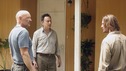 LOST - "The Shape of Things to Come" - Locke's camp comes under attack, and Jack tries to discover the identity of a body that has washed ashore, on "Lost," THURSDAY, APRIL 24 (10:01-11:00 p.m., ET) on the ABC Television Network. (ABC/MARIO PEREZ) TERRY O'QUINN, MICHAEL EMERSON, JOSH HOLLOWAY
