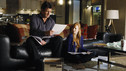 CASTLE - "The Final Nail" -- Castle and Beckett find themselves on opposite sides of the case when Castle's old school friend (guest star Jason Wiles) emerges as the prime suspect in his own wife's murder. As they work to solve the crime, Castle comes to realize that one of two terrible things must be true... Either Detective Beckett is about to arrest an innocent man for murder, or his old friend is a cold-blooded killer, on "Castle," MONDAY, FEBRUARY 14 (10:01-11:00 p.m. ET) on the ABC Television Network. (ABC/MICHAEL DESMOND) NATHAN FILLION, MOLLY QUINN