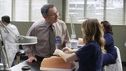GREY'S ANATOMY - "Bad Blood" - As Derek and April work around the clock to find a solution for the hospital, Cristina struggles to respect the wishes of a family whose son is dying. Meanwhile, Arizona empathizes with a teenager who faces problems similar to her own, on "Grey's Anatomy," THURSDAY,  JANUARY 31 (9:00-10:02 p.m., ET) on the ABC Television Network. (ABC/KELSEY MCNEAL) ANDY MILDER, ELLEN POMPEO, CHANDRA WILSON (OBSCURED)