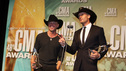 THE 46TH ANNUAL CMA AWARDS - GENERAL - "The 46th Annual CMA Awards" airs live THURSDAY, NOVEMBER 1 (8:00-11:00 p.m., ET) on ABC live from the Bridgestone Arena in Nashville, Tennessee. (ABC/SARA KAUSS) KENNY CHESNEY, TIM MCGRAW