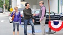 MODERN FAMILY - "Hit and Run" - Jay is frustrated at work, Manny is stressed out about school work, Gloria would like to help but no one seems to want it. Phil and Claire run into Councilman Duane Bailey again, who is out campaigning for his second run, and he's just as irritating as they remembered -- so much so that Claire may give him a run for his money. Mitch and Cam get into a fender bender and the other car flees, which becomes the tipping point for all the men in the family who decides to take out their frustrations on the kid giving Haley problems, on "Modern Family," WEDNESDAY, OCTOBER 12 (9:00-9:31 p.m., ET), on the ABC Television Network. (ABC/RICHARD FOREMAN) JULIE BOWEN, TY BURRELL, DAVID CROSS