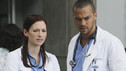 GREY'S ANATOMY - "Superfreak" - When Derek receives an unexpected and unwelcome visit from his estranged sister, Amelia, issues between the siblings -- both past and present -- come to the surface; the Chief tries to help Alex when he notices that he's refusing to use the elevators after his near-fatal shooting; and Meredith and Derek continue their efforts to ease Cristina back into surgery after her post-traumatic stress, on "Grey's Anatomy," THURSDAY, OCTOBER 7 (9:00-10:01 p.m., ET) on the ABC Television Network. (ABC/DANNY FELD) CHYLER LEIGH, JESSE WILLIAMS