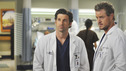 GREY'S ANATOMY - "Life During Wartime" - Derek and Mark discuss the new chief of trauma, Owen Hunt, on "Grey's Anatomy," THURSDAY, OCTOBER 30 (9:00-10:01 p.m., ET) on the ABC Television Network. (ABC/ERIC MCCANDLESS) PATRICK DEMPSEY, ERIC DANE
