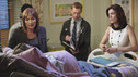 PRIVATE PRACTICE - "Eyes Wide Open" - When famed neurosurgeon Dr. Ginsberg and her team pay a visit to St. Ambrose to save the life of Kayla, Addison is shocked to see Amelia Shepherd - Derek's younger sister on the team. But Amelia's presence causes strife between Addison, Sam and Pete when she claims she can save Kayla's life after Dr. Ginsberg declares nothing can be done. Meanwhile Charlotte seeks from Cooper's with a sex education seminar for the elderly that only leads to more tension between the two, as they try to figure out how to work together, on "Private Practice," THURSDAY, APRIL 1 (10:01-11:00 p.m., ET) on the ABC Television Network. (ABC/ADAM LARKEY) NORA DUNN, KATE WALSH
