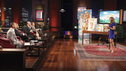 SHARK TANK - "Episode 208" -- A woman from Yardley, Pennsylvania could help cat lovers everywhere if the Sharks invest in her toilet training kit for cats, and the Sharks fight each other for a piece of a multi-million dollar company owned by a pharmacist from Palm Beach Gardens, Florida, who has invented a shoe with interchangeable tops. Also in this episode, an entrepreneur from Chicago is hoping to reposition her once successful designer line of maternity t-shirts; and an artist originally from Mexico City (now living in Chicago) and eager to make his American dream come true hopes the Sharks will want to invest in his line of extravagant yet affordable jewelry. In addition there will be a follow up from Season 1 on the father and son team behind Voyage Air Guitar and what happened to their business after turning down the Sharks' $1 million dollar offer, on the Season Finale of "Shark Tank," FRIDAY, MAY 13 (8:00-9:00 p.m., ET) on the ABC Television Network. (ABC/ADAM TAYLOR) KEVIN HARRINGTON, DAYMOND JOHN, KEVIN O'LEARY, BARBARA CORCORAN, ROBERT HERJAVEC, REBECCA RESCATE (CITIKITTY)