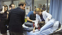 PRIVATE PRACTICE - "Second Choices" - After her open-ended escape to Costa Rica, Violet has finally returned home and to the practice.  Everyone treads a little lightly around her, especially Pete and Addison who have mixed feelings about Violet's desire to reconnect with Lucas.  Meanwhile Amelia butts into Sam's personal life, pointing out that he can mend hearts in the OR but can't seem to do that for himself;  and Sheldon encourages Charlotte to reconcile with Cooper, while Cooper deals with a young patient who eats everything in sight, on "Private Practice," THURSDAY, APRIL 22 (9:00-10:00 p.m., ET) on the ABC Television Network. (ABC/ERIC MCCANDLESS) PERREY REEVES, KEN WILDER, PAUL ADELSTEIN, BOBBY COLEMAN