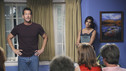 DESPERATE HOUSEWIVES - "Everybody Ought to Have a Maid" - People are quick to pass judgment on others, on ABC's "Desperate Housewives," SUNDAY, OCTOBER 25 (9:00-10:01 p.m., ET). When Juanita's party is on the verge of being ruined after Gaby is deemed a bad mom, Gaby is determined to prove she's a responsible parent; Bree gets defensive when she's judged by a motel maid for having an affair with Karl; Lynette is put off by her new handyman when he defers to Tom for approval on all things; and Susan and Katherine come to blows over Mike. Meanwhile, a lapse in judgment on Danny's part leads to a terrible mishap that Angie and Nick must cover up. (ABC/DANNY FELD) JAMES DENTON, DANA DELANY, TERI HATCHER