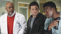 GREY'S ANATOMY - "Golden Hour" - Meredith, looking to prove she is Chief Resident material, learns that anything and everything can happen in an hour's time when she steps up to run the ER for a night; meanwhile, Bailey sneaks off with Eli and gets into a little mischief, and everyone is surprised when the Chief's wife, Adele, shows up as one of the ER patients, on "Grey's Anatomy," THURSDAY, FEBRUARY 17 (9:00-10:01 p.m., ET) on the ABC Television Network. (ABC/DANNY FELD) JAMES PICKENS JR., JUSTIN CHAMBERS, MOE IRVIN
