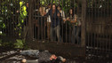 LOST - "The Candidate" - Jack must decide whether or not to trust Locke after he is asked to follow through on a difficult task, on "Lost," TUESDAY, MAY 4 (9:00-10:02 p.m., ET) on the ABC Television Network. (ABC/MARIO PEREZ) FRED KOEHLER (ON GROUND), JORGE GARCIA, EMILIE DE RAVIN, DANIEL DAE KIM, JOSH HOLLOWAY, YUNJIN KIM, EVANGELINE LILLY