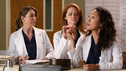 GREY'S ANATOMY - "The End is the Beginning is the End" - Meredith, Derek, Cristina and Arizona receive big news regarding the plane crash lawsuit, Richard avoids Catherine's romantic advances and Jackson takes on one of Mark Sloane's old patients. Meanwhile, Derek begins recovery on his hand, on "Grey's Anatomy," THURSDAY, JANUARY 17 (9:00-10:02 p.m., ET) on the ABC Television Network. (ABC/DANNY FELD) ELLEN POMPEO, SARAH DREW, SANDRA OH