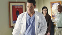 GREY'S ANATOMY - "Shiny Happy People" - An elderly patient admitted into the E.R. for a heart condition sees a familiar face, a long lost love who happens to be in the E.R. as well for a fractured arm, and the staff find themselves caught up in their love story. Meanwhile, Karev treats a troubled teenage patient (guest star Demi Lovato) whose parents brought her in for schizophrenia, and Meredith can't help but tell Cristina about her suspicions of Owen -- which inevitably messes with Cristina's head -- on "Grey's Anatomy," THURSDAY, MAY 13 (9:00-10:01 p.m., ET) on the ABC Television Network. (ABC/RON TOM) JUSTIN CHAMBERS