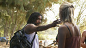 102302_1795 -- LOST - "Numbers" - When Hurley becomes obsessed with the French woman and heads into the jungle to find her, Jack, Sayid and Charlie have no choice but to follow. Meanwhile, Locke asks Claire to help build a mysterious item, on "Lost," WEDNESDAY, MARCH 2 (8:00-9:03 p.m., ET), on the ABC Television Network. (ABC/MARIO PEREZ) NAVEEN ANDREWS, MAGGIE GRACE