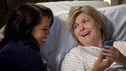 GREY'S ANATOMY - "Heart-Shaped Box" - The doctors become nostalgic when George O'Malley's mother, Louise, returns to Seattle Grace for medical help after a botched surgery at a neighboring hospital; the residents are inspired by a medical miracle when they witness a harvested heart that continues to beat outside the body; a new pediatric fellow excites Arizona and makes Alex feel threatened; Jackson lets his suspicions about Mark and Lexie interfere with his work; and Henry and Teddy have their first marital fight when he expresses interest in pursuing medical school, on "Grey's Anatomy," THURSDAY, NOVEMBER 3 (9:00-10:02 p.m., ET) on the ABC Television Network. (ABC/RANDY HOLMES) SARA RAMIREZ, DEBRA MONK