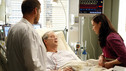 GREY'S ANATOMY - "Tainted Obligation" - When Meredith and Lexie's father, Thatcher, returns to the hospital with a failed liver, it's up to Meredith to save his life. Meanwhile, Izzie empathizes with a patient riddled with tumors, as Mark, annoyed with Cristina's competitive zeal, tricks her into assisting on an unusual surgery, on "Grey's Anatomy," THURSDAY, OCTOBER 8 (9:00-10:01 p.m., ET) on the ABC Television Network. (ABC/MICHAEL DESMOND) JUSTIN CHAMBERS, JEFF PERRY, CHYLER LEIGH