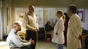 GREY'S ANATOMY - "The Becoming" - The nurses' objections to McSteamy's trysts lead to the instating of a new "date and tell" policy. Meanwhile news of Burke's latest career achievements force Cristina to face her feelings for her ex, Meredith and Derek admit a veteran soldier into their clinical trial, and Callie turns to Sloan in her time of need, on "Grey's Anatomy," THURSDAY, MAY 8 (9:00-10:02 p.m., ET) on the ABC Television Network. (ABC/VIVIAN ZINK) ANDRE WARE, JOHN M. JACKSON, ELLEN POMPEO, PATRICK DEMPSEY
