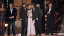 THE 45th ANNUAL CMA AWARDS - THEATRE - "The 45th Annual CMA Awards" broadcast live on ABC from the Bridgestone Arena in Nashville on WEDNESDAY, NOVEMBER 9 (8:00-11:00 p.m., ET). (ABC/KATHERINE BOMBOY-THORNTON)ERIC STONESTREET, THE BAND PERRY