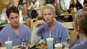 GREY'S ANATOMY - "Haunt You Every Day" - It's Halloween, and the day is full of surprises for the doctors of Seattle Grace - Alex receives an unexpected and welcome visit from his former patient, Ava/Rebecca, Meredith is convinced that her mother's ashes are haunting her, Cristina is snubbed by a surgeon she admires, and Callie announces George and Izzie's affair to their fellow doctors, on "Grey's Anatomy," THURSDAY, OCTOBER 25 (9:00-10:02 p.m., ET) on the ABC Television Network. (ABC/RON TOM) T.R. KNIGHT, KATHERINE HEIGL, ELLEN POMPEO